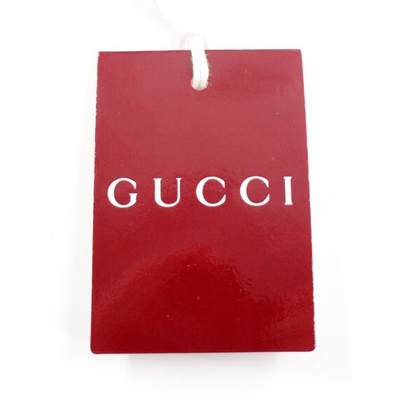 NWT Gucci Wool Cashmere Gloves with Double G Patch in Light Grey/Gold (S) - Picture 5 of 12